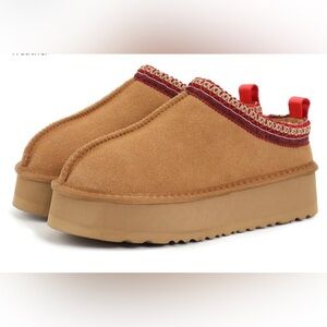 Women's Platform Slippers Mini Boots Tasman Slippers - Size 42 / US 9